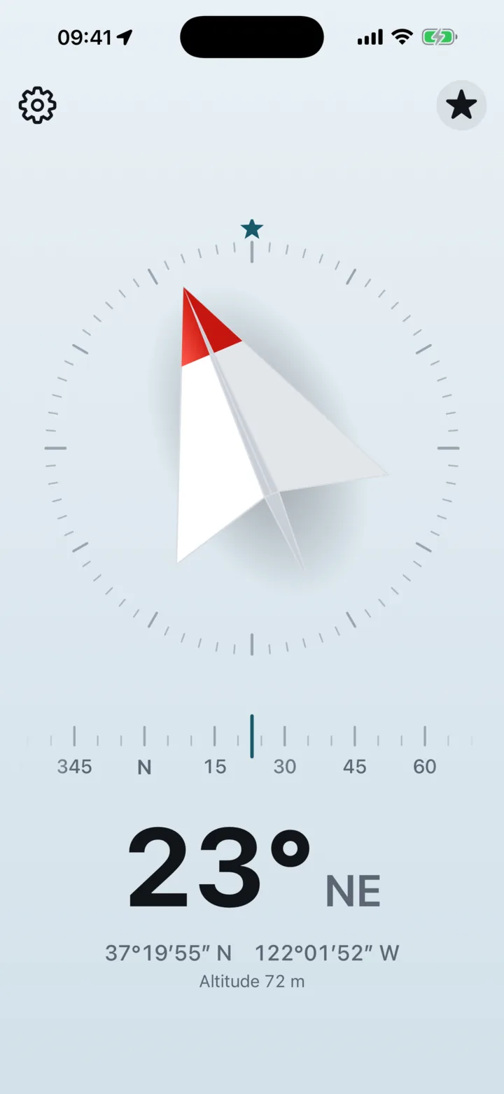 Paper plane on Mist